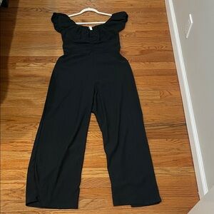 Derek Heart Black Jumpsuit